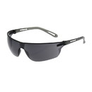 West Chester 250-09-0001 Zenon Z-Lyte Rimless Safety Glasses with Gray Temple, Gray Lens and Anti-Scratch Coating