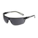 PIP 250-09-0001 Zenon Z-Lyte Rimless Safety Glasses with Gray Temple, Gray Lens and Anti-Scratch Coating