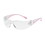 West Chester 250-11-0900 Eva Petite Rimless Safety Glasses with Clear / Pink Temple, Clear Lens and Anti-Scratch Coating, Price/Each