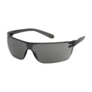 West Chester 250-13-0001 Zenon Z-Lyte II Rimless Safety Glasses with Gray Temple, Gray Lens and Anti-Scratch Coating