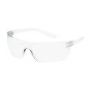 West Chester 250-13-0020 Zenon Z-Lyte II Rimless Safety Glasses with Clear Temple, Clear Lens and  Anti-Scratch / Anti-Fog Coating