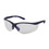 West Chester 250-21-0100 Hi-Voltage AC Semi-Rimless Safety Glasses with Blue Frame, Clear Lens and Anti-Scratch Coating, Price/Pair