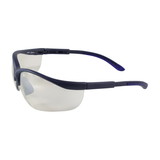 West Chester 250-21-0102 Hi-Voltage AC Semi-Rimless Safety Glasses with Blue Frame, I/O Lens and Anti-Scratch Coating