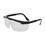 PIP 250-24-0080 Hi-Voltage ARC Semi-Rimless Safety Glasses with Black Frame and Clear Lens, Price/Pair