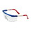PIP 250-24-0300 Hi-Voltage ARC Semi-Rimless Safety Glasses with Red / White / Blue Frame, Clear Lens and Anti-Scratch Coating, Price/Pair