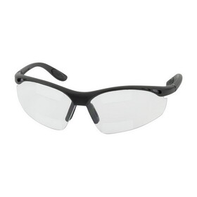 West Chester 250-25-2525 Double Mag Readers Semi-Rimless Safety Readers with Black Frame, Clear Lens and Anti-Scratch / Anti-Fog Coating - Dual +2.50 Diopter
