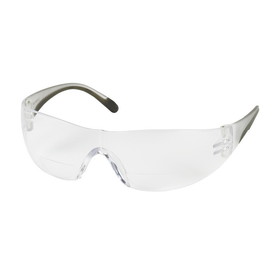 West Chester 250-27-0010 Zenon Z12R Rimless Safety Readers with Clear Temple, Clear Lens and Anti-Scratch Coating - +1.00 Diopter