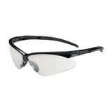 West Chester 250-28-0020 Adversary Semi-Rimless Safety Glasses with Black Frame, Clear Lens and Anti-Scratch / Anti-Fog Coating