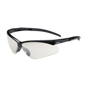 PIP 250-28-0020 Adversary Semi-Rimless Safety Glasses with Black Frame, Clear Lens and Anti-Scratch / Anti-Fog Coating