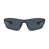West Chester 250-32-0021 Recon Rimless Safety Glasses with Gloss Black Temple, Gray Lens and Anti-Scratch / Anti-Fog Coating