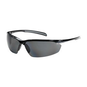 PIP 250-33-0041 Commander Semi-Rimless Safety Glasses with Gloss Black Frame, Polarized Gray Lens and Anti-Scratch Coating