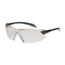 West Chester 250-45-0226 Radar Rimless Safety Glasses with Gray Temple, I/O Blue Lens and Anti-Scratch / Anti-Fog Coating