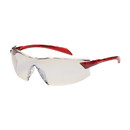 West Chester 250-45-1226 Radar Rimless Safety Glasses with Red Temple, I/O Blue Lens and Anti-Scratch / Anti-Fog Coating