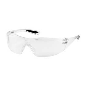 West Chester 250-49-0000 Pulse Rimless Safety Glasses with Clear Temple, Clear Lens and Anti-Scratch Coating