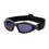 West Chester 250-50-0426 Fuselage Full Frame Safety Glasses with Black Frame, Foam Padding, Blue Mirror Lens and Anti-Scratch / Anti-Fog Coating, Price/Pair
