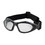 West Chester 250-51-0030 Fuselage Reader Full Frame Safety Readers with Black Frame, Foam Padding, Clear Lens and Anti-Scratch / Anti-Fog Coating - +3.00 Diopter, Price/Pair