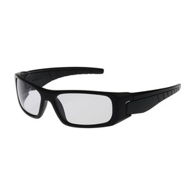 PIP 250-53-0020 Squadron Full Frame Safety Glasses with Black Frame, Clear Lens and Anti-Scratch / Anti-Fog Coating