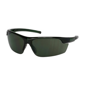 PIP 250-58-0521 Xtricate-C Semi-Rimless Safety Glasses with Green Frame, Green Lens and FogLess 3Sixty Coating