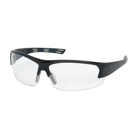 PIP 250-59-0520 Xtricate Semi-Rimless Safety Glasses with Dark Blue Frame, Clear Lens and FogLess 3Sixty Coating