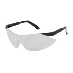 PIP 250-92-0000 Wilco Rimless Safety Glasses with Black Temple, Clear Lens and Anti-Scratch Coating