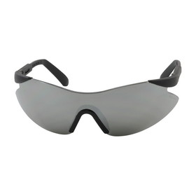 PIP 250-92-0005 Wilco Rimless Safety Glasses with Black Temple, Silver Mirror Lens and Anti-Scratch Coating