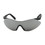PIP 250-92-0005 Wilco Rimless Safety Glasses with Black Temple, Silver Mirror Lens and Anti-Scratch Coating, Price/Pair