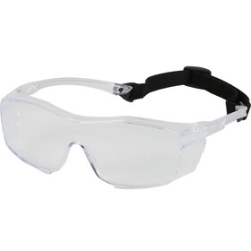 PIP 250-96-0520 OverSeal OTG Safety Glasses with Headband, Clear Lens and Fogless 3Sixty Coating