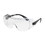 PIP 250-98-0000 OverSite OTG Rimless Safety Glasses with Black / Gray Temple, Clear Lens and Anti-Scratch Coating, Price/Pair