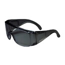 West Chester 250-99-0901 The Scout OTG Rimless Safety Glasses with Gray Temple, Gray Lens and Anti-Scratch Coating