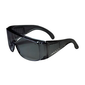PIP 250-99-0901 The Scout OTG Rimless Safety Glasses with Gray Temple, Gray Lens and Anti-Scratch Coating