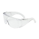 West Chester 250-99-0980DP The Scout OTG Rimless Safety Glasses with Clear Temple and Clear Lens - Dispenser Box