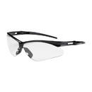 West Chester 250-AN-10111 Anser Semi-Rimless Safety Glasses with Black Frame, Clear Lens and Anti-Scratch / Anti-Fog Coating
