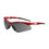 PIP 250-AN-10117 Anser Semi-Rimless Safety Glasses with Red Frame, Gray Lens and Anti-Scratch Coating, Price/Pair