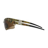 West Chester 250-AN-10121 Anser Semi-Rimless Safety Glasses with Camouflage Frame, Brown Lens and Anti-Scratch Coating