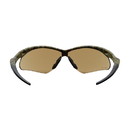 West Chester 250-AN-10124 Anser Semi-Rimless Safety Glasses with Camouflage Frame, Brown Lens and Anti-Fog / Anti-Scratch Coating