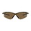 PIP 250-AN-10124 Anser Semi-Rimless Safety Glasses with Camouflage Frame, Brown Lens and Anti-Fog / Anti-Scratch Coating, Price/Pair