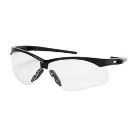 PIP 250-AN-52015 Anser Semi-Rimless Safety Readers with Black Frame, Clear Lens and Anti-Scratch / Fogless 3Sixty Coating - +1.50 Diopter