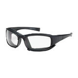 West Chester 250-CE-10090 Cefiro Full Frame Safety Glasses with Black Frame, Rubber Foam Padding, Clear Lens and Anti-Scratch / Anti-Fog Coating