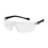 West Chester 250-MT-10071 Monteray II Rimless Safety Glasses with Black Temple, Clear Lens and Anti-Scratch / Anti-Fog Coating, Price/Pair