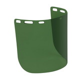 West Chester 251-01-7312 Bouton Optical Uncoated Polycarbonate Safety Visor - Dark Green Tint