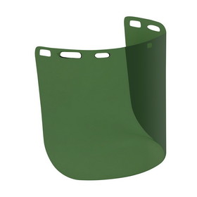 PIP 251-01-7312 Bouton Optical Uncoated Polycarbonate Safety Visor - Dark Green Tint