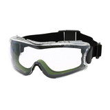 PIP 251-63-0520 Mission Indirect Vent Goggle with Green Body, Clear Lens and FogLess 3Sixty Coating - Elastic Strap
