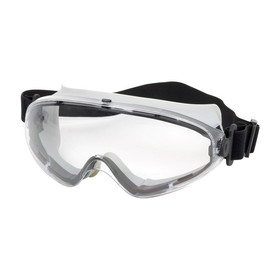PIP 251-80-0020 Fortis II Indirect Vent Goggle with Light Gray Body, Clear Lens and Anti-Scratch / Anti-Fog Coating - Non-Latex Strap