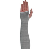 PIP 25DGT4 Kut Gard Seamless Knit HPPE Steel/Spun Dyneema Sleeve with Elastic Cuff and Opening - 100% Silicone Free