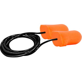 PIP 267-HPF510C Mega T-Fit T-Shape Disposable Soft Polyurethane Foam Corded Ear Plugs - NRR 32