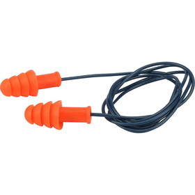 PIP 267-HPR400D Metal Detectable Reusable TPR Corded Ear Plugs - NRR 27
