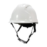 West Chester 280-AHS240V MK8 Evolution Vented, Type II Linesman Hard Hat with HDPE Shell, EPS Impact Liner, Polyester Suspension, Wheel Ratchet Adjustment and 4-Point Chin Strap
