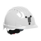 West Chester 280-EV6151M Evolution Deluxe 6151 Standard Brim Mining Hard Hat with HDPE Shell, 6-Point Polyester Suspension and Wheel Ratchet Adjustment