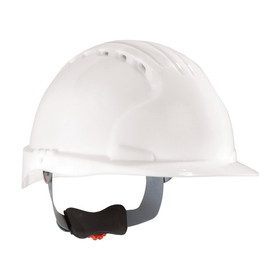 PIP 280-EV6151V Evolution Deluxe 6151 Standard Brim, Vented Hard Hat with HDPE Shell, 6-Point Polyester Suspension and Wheel Ratchet Adjustment