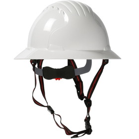 PIP 280-EV6161-CH EVO 6161 Ascend Full Brim Safety Helmet with HDPE Shell, 4-Point Chinstrap, 6-Point Suspension and Wheel Ratchet Adjustment